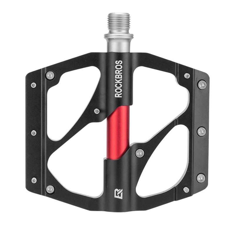 Rockbros 2020-12BBK Platform Aluminum Bicycle Pedals - Black fekete