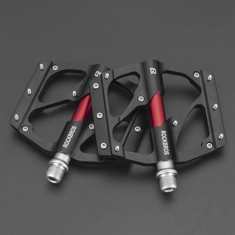 Rockbros 2020-12BBK Platform Aluminum Bicycle Pedals - Black fekete