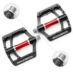Rockbros 2020-12CBK Platform Aluminum Bicycle Pedals - Black fekete
