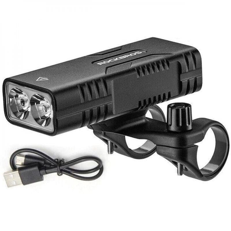 Rockbros 24310002001 Bicycle Light, 850 lm, with Power Bank Function + USB-C to USB-A Cable – fekete utcai cipő Rockbros-24310002001