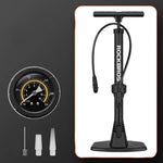 Rockbros 42510001001 floor bicycle pump - black fekete pumpa