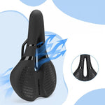 Rockbros 8182 city bicycle saddle, comfortable, anatomical - black fekete