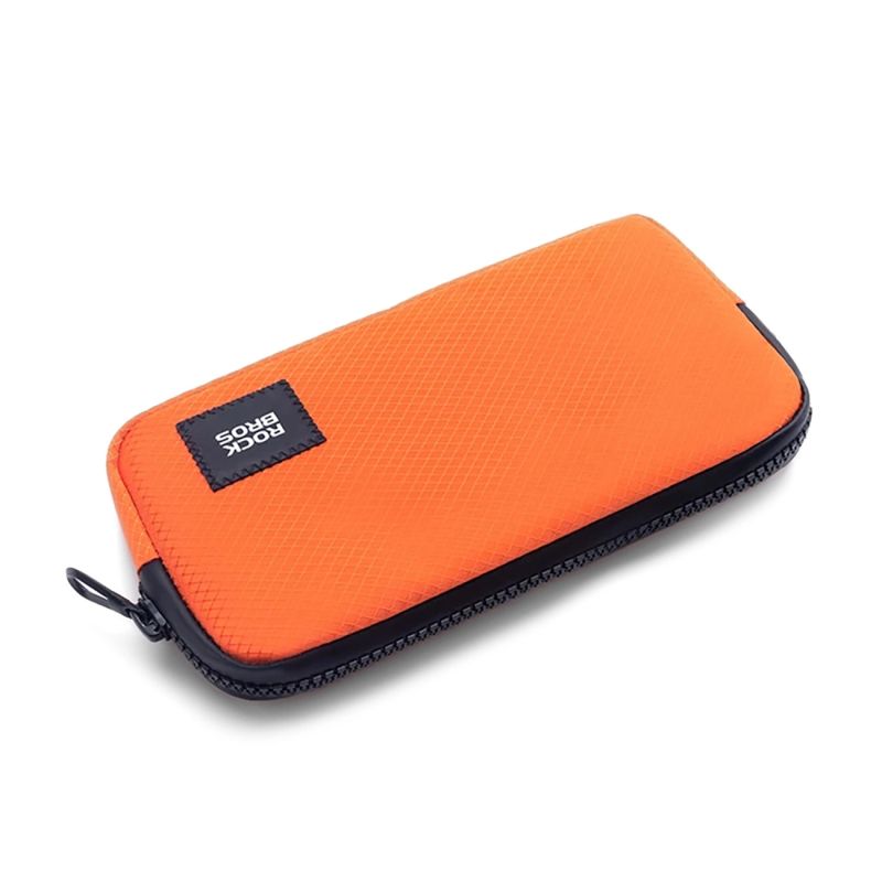 Rockbros bicycle bag 30990043004 for phone, keys, wallet 0.15 l - orange jasnopomarańczowy pénztárca
