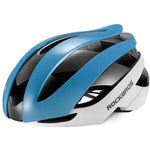 Rockbros bicycle helmet 10110004003 size L - blue and white niebieski || biały \ l sisak