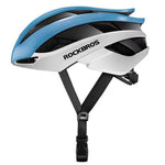 Rockbros bicycle helmet 10110004003 size L - blue and white niebieski || biały \ l sisak