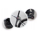 Rockbros bicycle lock with combination 1.8 m - fekete