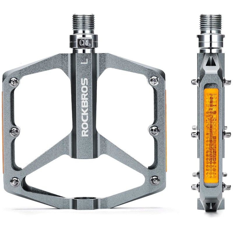 Rockbros bicycle pedals 37210003004 silver