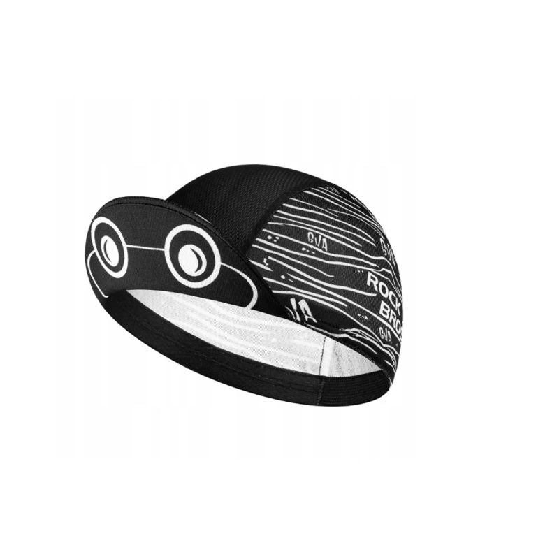 Rockbros cycling cap 18240010004 black and white