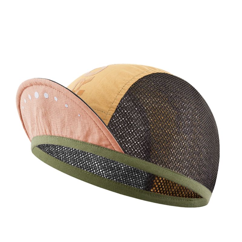 Rockbros Cycling Cap with Visor, Helmet Cover - sárga kötött sapka