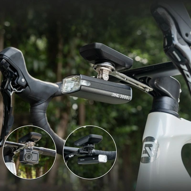 Rockbros FK-307T Titanium Alloy Bike Computer Mount - Titanium tytan