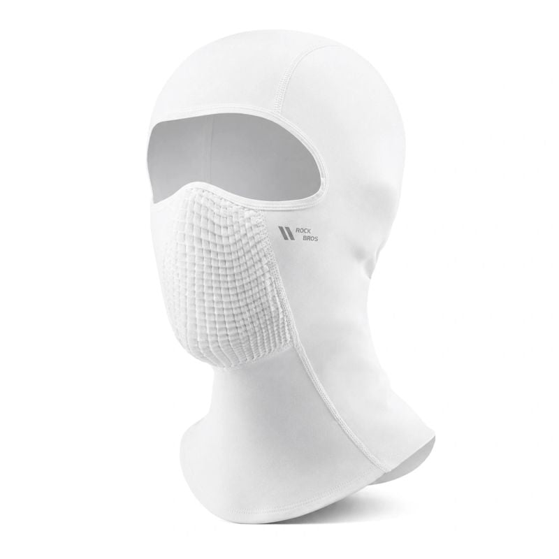 Rockbros fleece cycling - fehér balaclava
