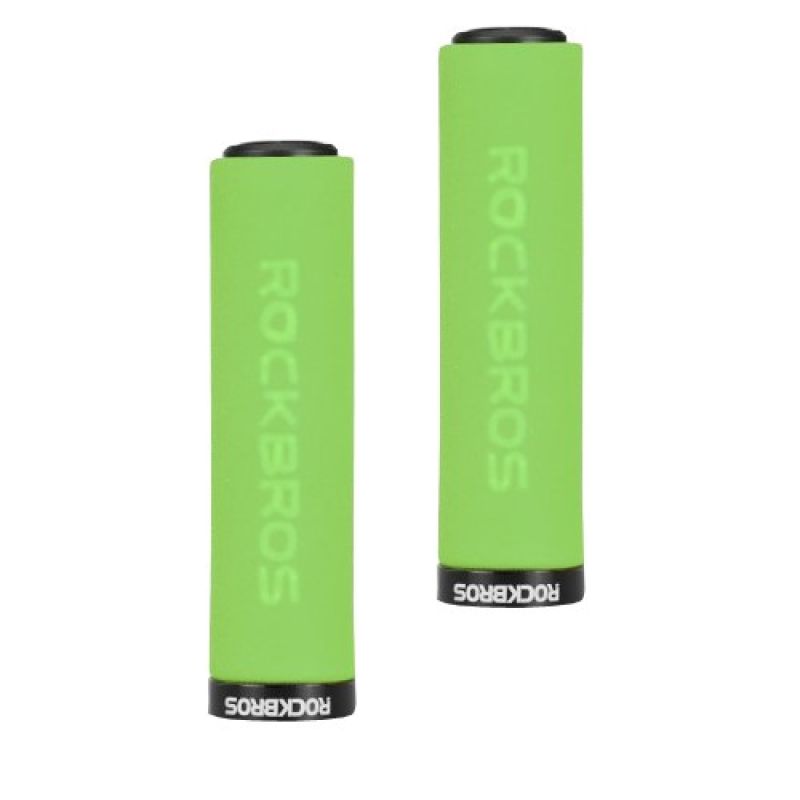 Rockbros foam handlebar grips zöld