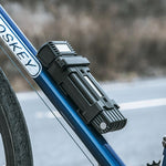 Rockbros Folding Bike Lock with Key - Black fekete