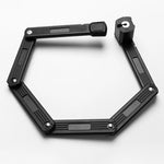 Rockbros Folding Bike Lock with Key - Black fekete