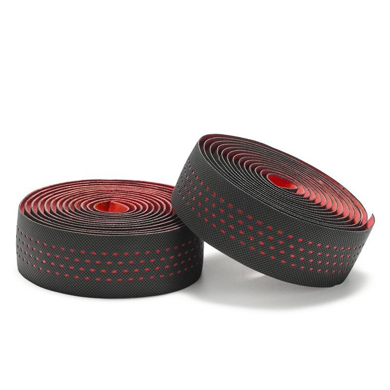 Rockbros handlebar tape black and piros