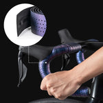 Rockbros Handlebar Tape Perforated Silicone with Chameleon Effect - lila