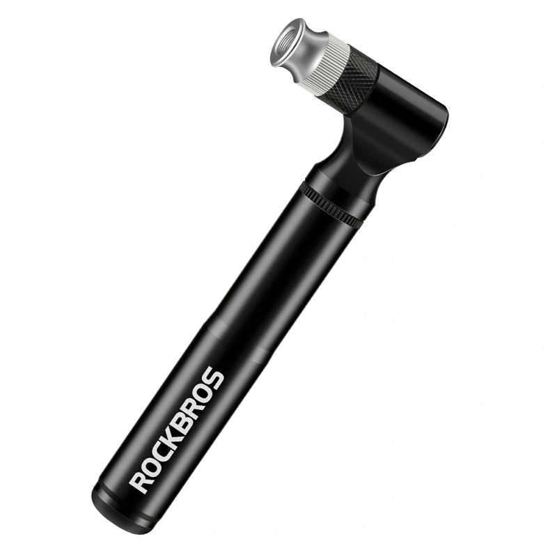 Rockbros JG-PB-11 Tool Kit with Pump and Spoon Patch Multitool - Black fekete készlet
