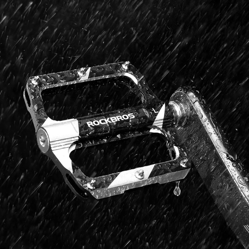 Rockbros K306-BK MTB Aluminum Bicycle Pedals - Black fekete