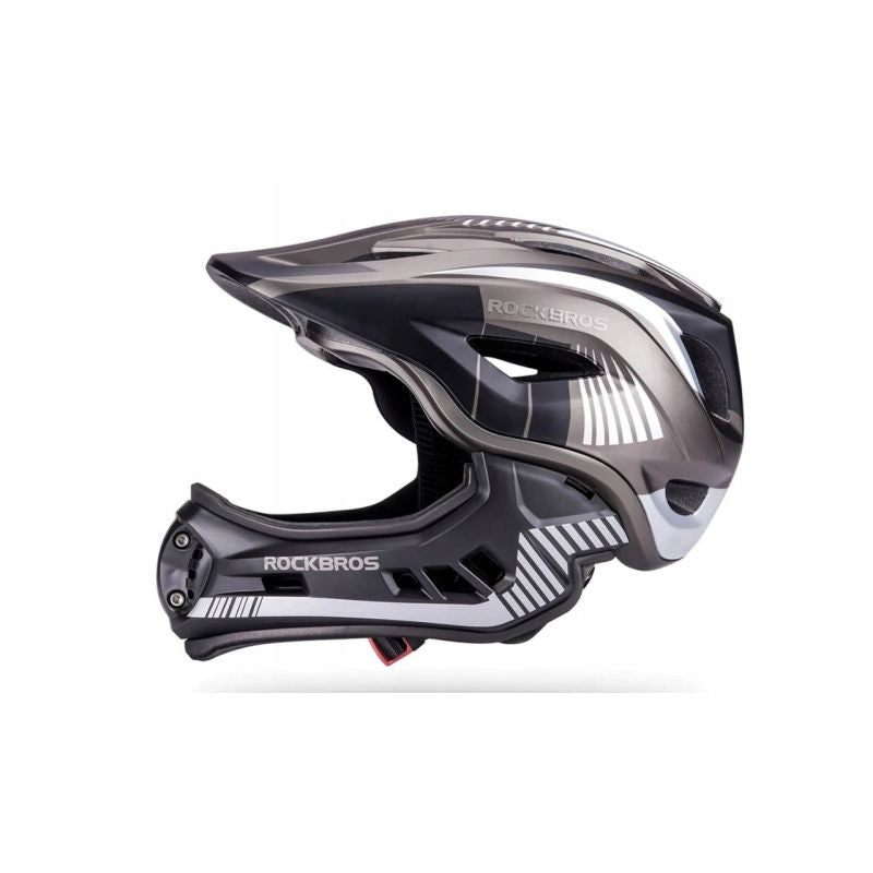 Rockbros Kids Bike Helmet Black 48-54cm