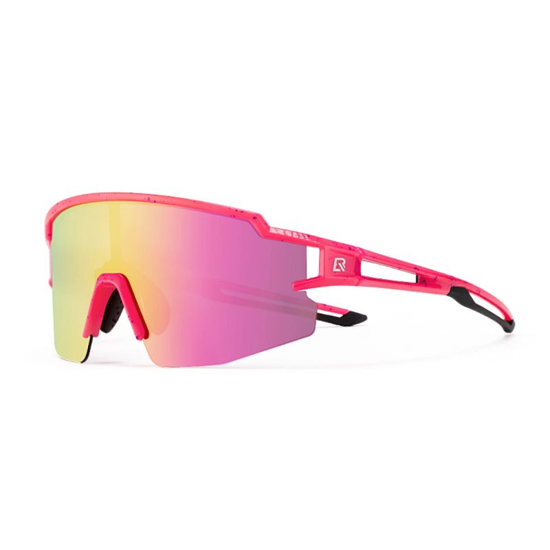 Rockbros Kids Polarized UV Cycling Glasses - Pink różowy napszemüveg