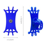 Rockbros LF436 Handlebar Clamp Phone Holder - Blue niebieski phones and