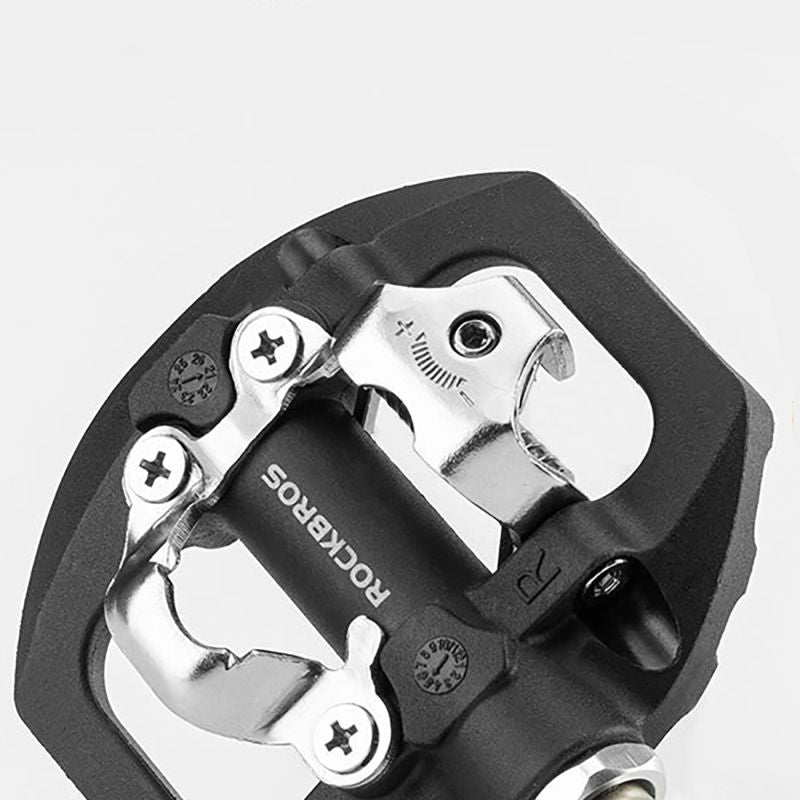 Rockbros M108 Nylon Half-Lock Double-Sided Bicycle Pedals - Black fekete