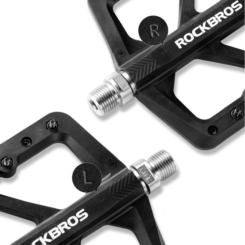 Rockbros M906 Nylon Bicycle Pedals - Black fekete