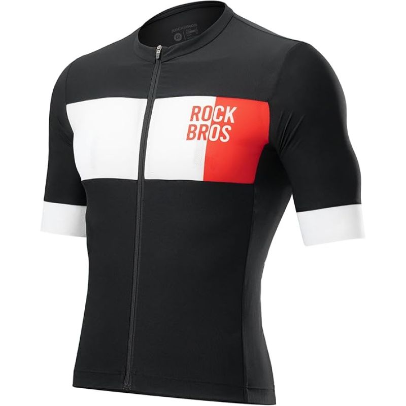 Rockbros Men's Cycling Jersey Black 2XL férfi