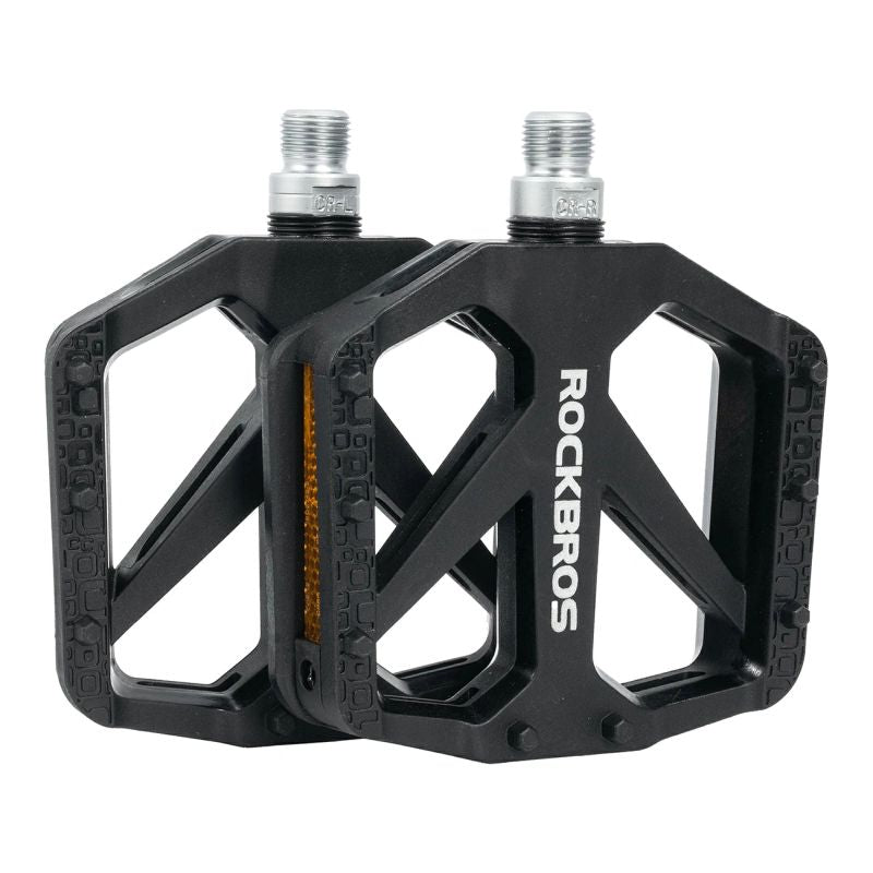 Rockbros Nylon Bicycle Pedals - Black fekete