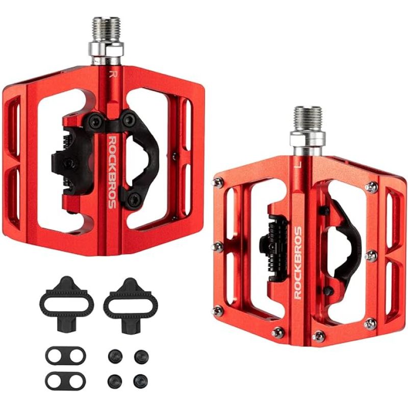 Rockbros PD15-RD red bicycle pedals