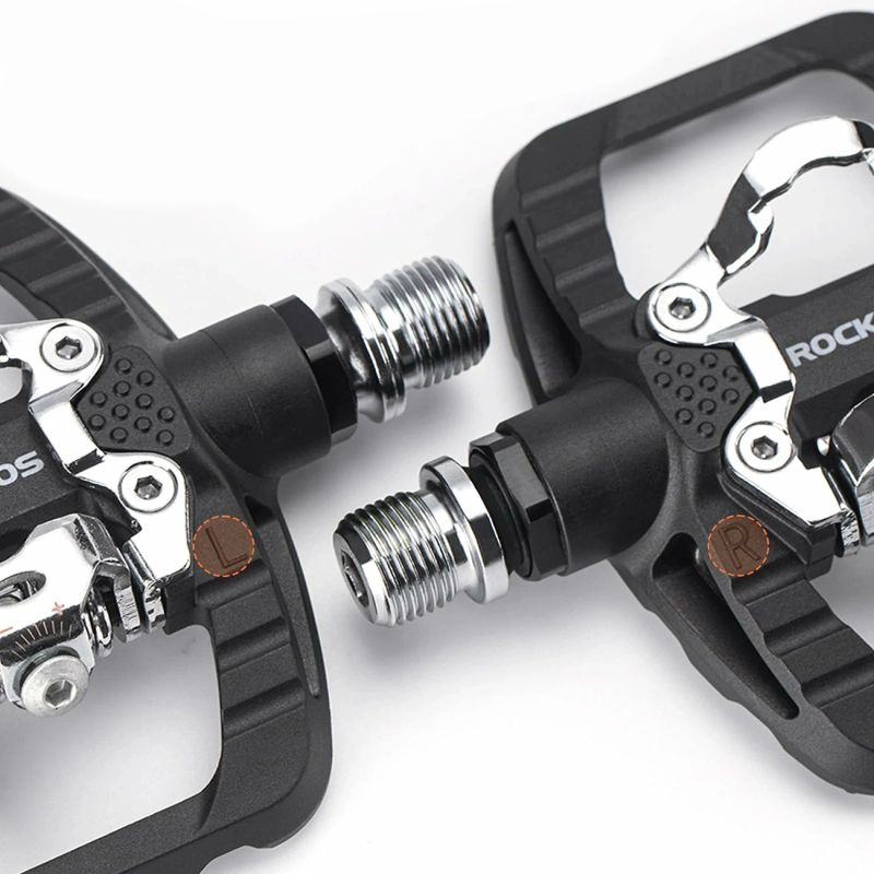 Rockbros PD303 Half-Lock Platform Bicycle Pedals - Black fekete