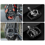 Rockbros PD303 Half-Lock Platform Bicycle Pedals - Black fekete