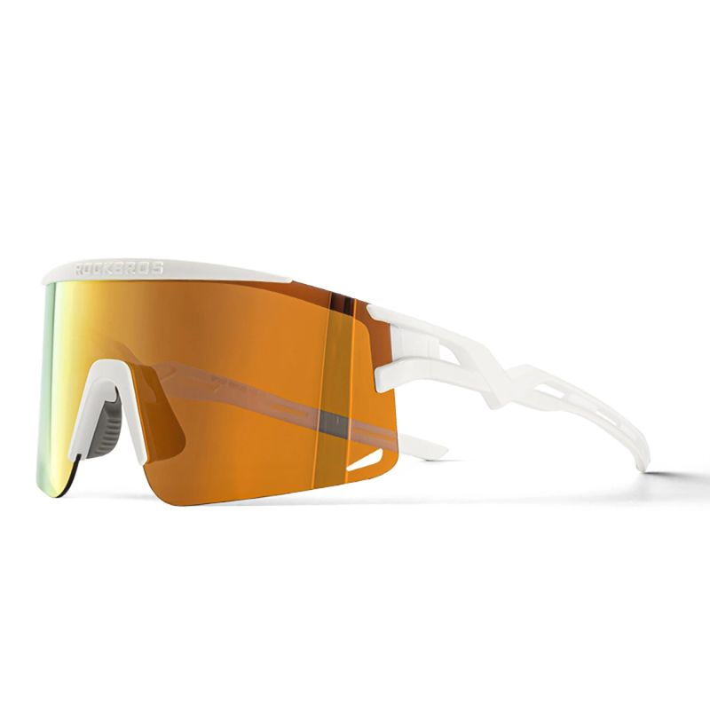 Rockbros Photochromic Cycling Glasses with UV Protection and Corrective Insert – White biały napszemüveg