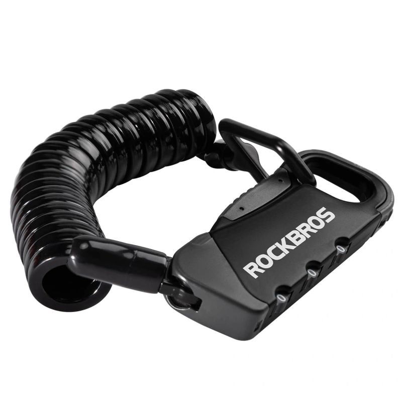 Rockbros RBK6N Combination Bike Lock - Black czarny