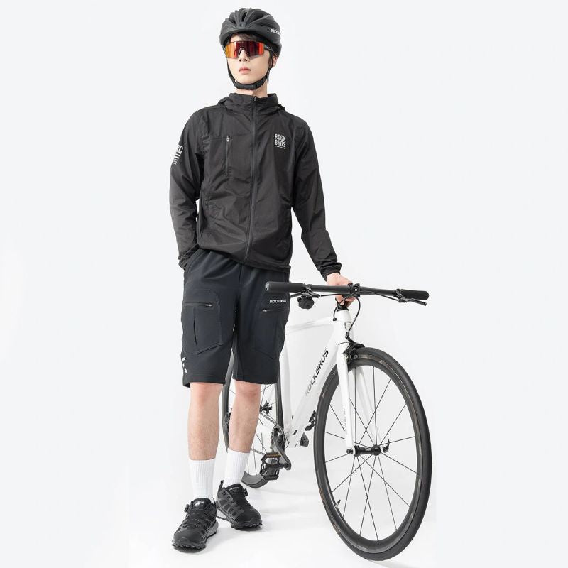 Rockbros ROAD TO SKY M Bicycle Windbreaker - fekete férfi dzseki