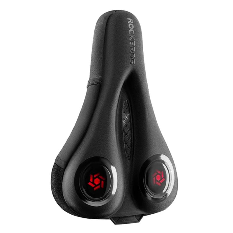 Rockbros saddle cover + rain cover - black and red czarny || czerwony takaró
