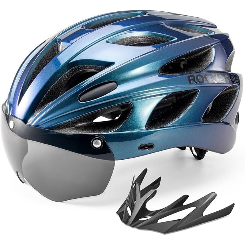 Rockbros TT-16-CP bike helmet blue (58-61cm)