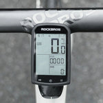 Rockbros WT-2 Bike Computer Holder with AirTag Space - Black fekete
