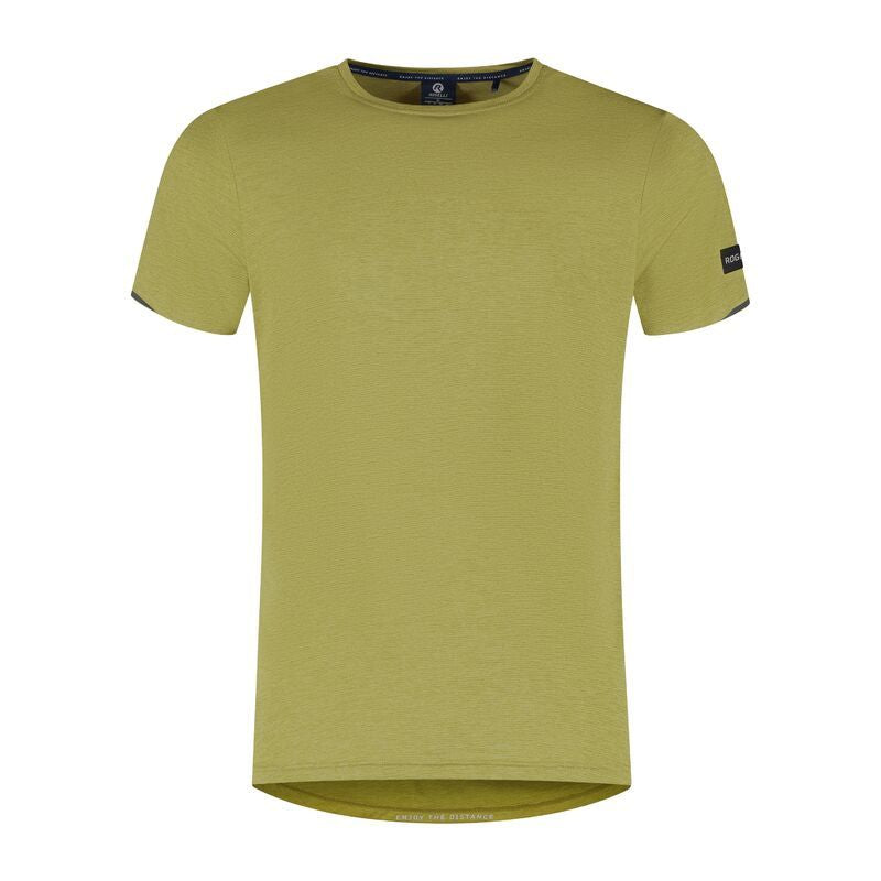 Rogelli DISTANCE running mustard 2XL férfi póló