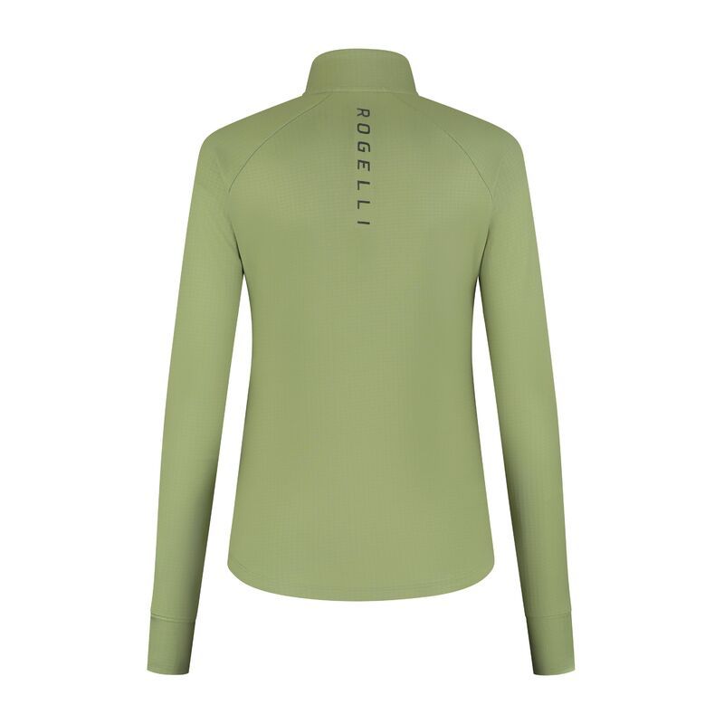 Rogelli ESSENTIAL green running sweatshirt zöld pulóver