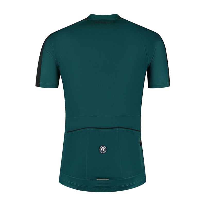 Rogelli EXPLORE turquoise cycling jersey türkiz férfi kerékpáros póló SIRC1000000.490.S