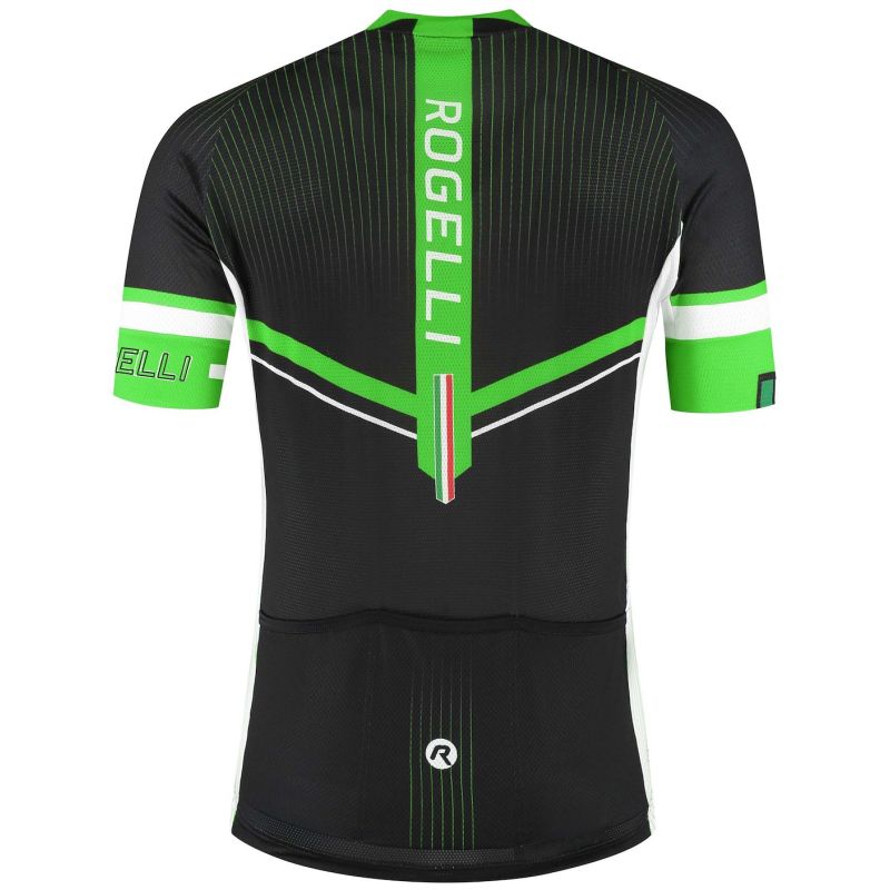 Rogelli Gara Mostro II Jersey Black-Green 3XL zöld póló SIRS1000000.400.3XL