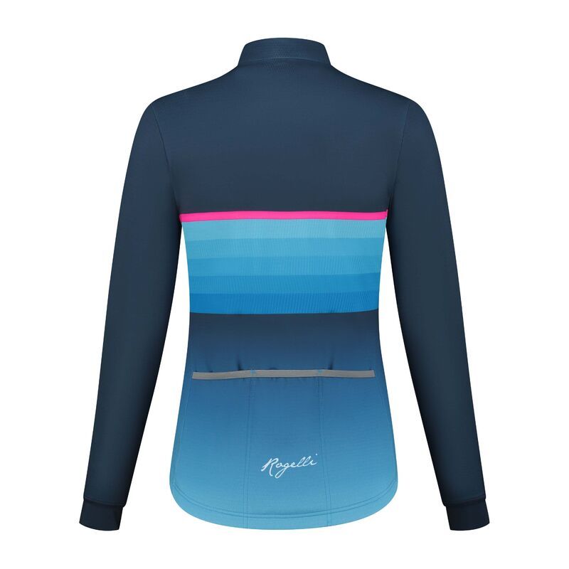 Rogelli IMPRESS II women's sweatshirt blue- rózsaszín női pulóver
