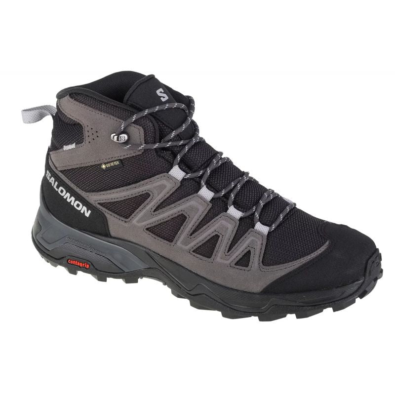 Salomon X Ward Leather Mid Gtx M Shoes férfi Túracipő 471817
