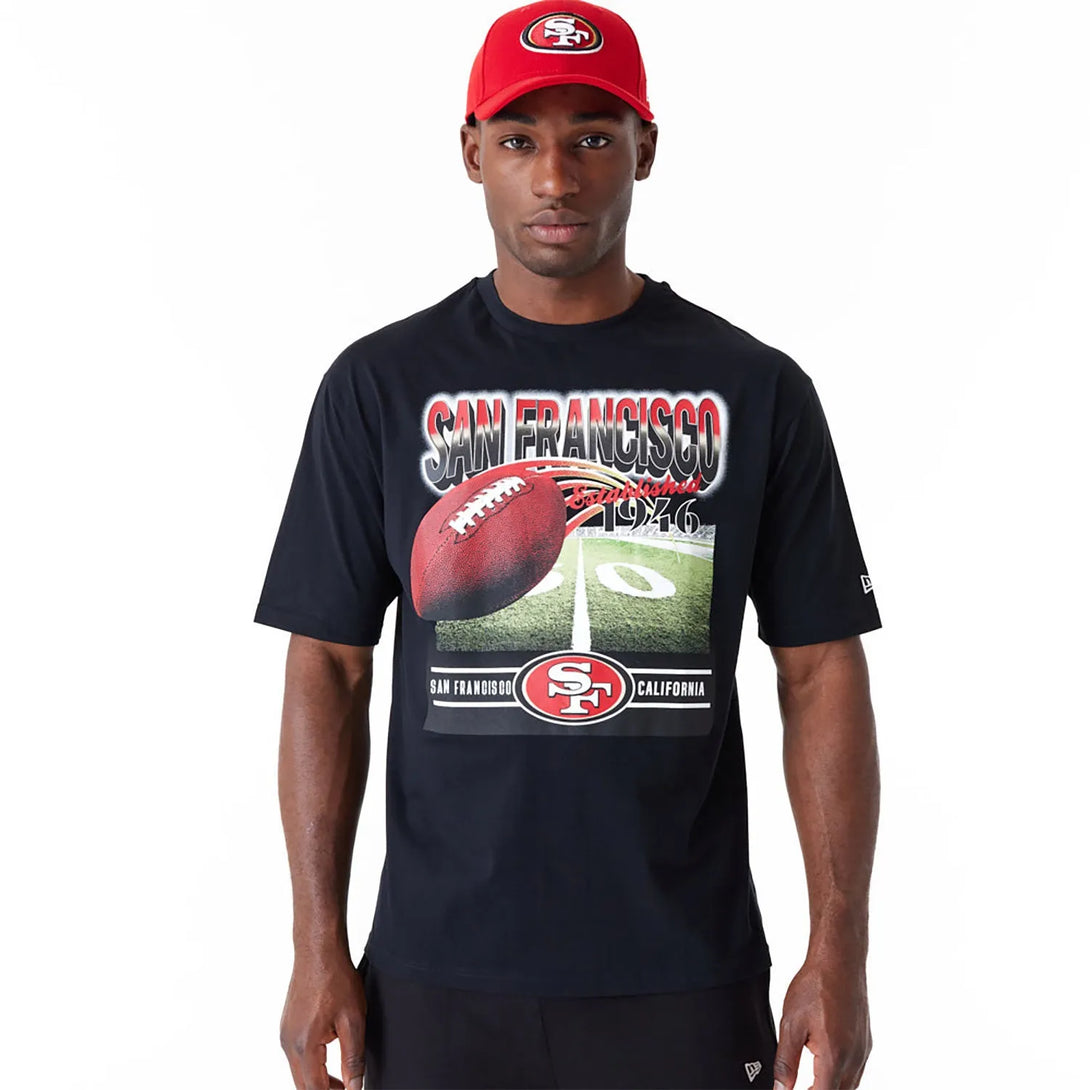 New Era San Francisco 49ers NFL Team Graphic Oversized Póló - Sportmania.hu