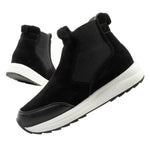 Scholl Beverly Bootie Women's Leather Ankle Boots fekete bakancs