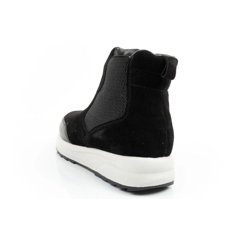 Scholl Beverly Bootie Women's Leather Ankle Boots fekete bakancs