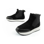 Scholl Beverly Bootie Women's Leather Ankle Boots fekete bakancs