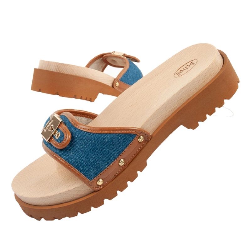 Scholl Pescura Iconic W clogs barna női papucs