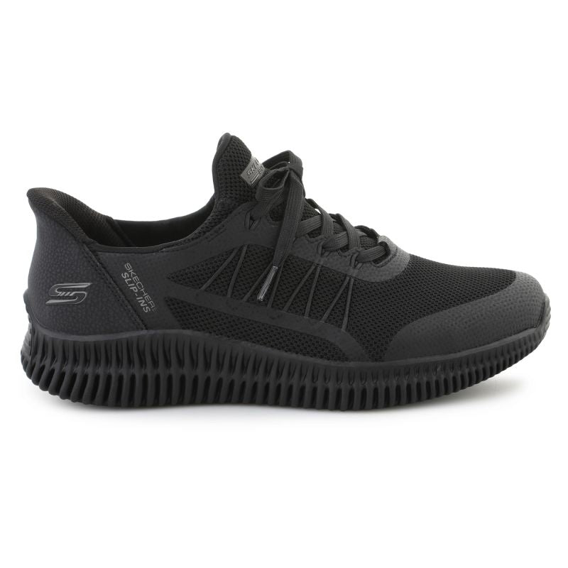 Skechers Bobs Geo Lite Fixed Edge Black fekete férfi 118419-BBK